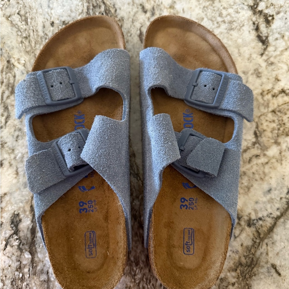 Birkenstock Blue Sandals with Adjustable Straps